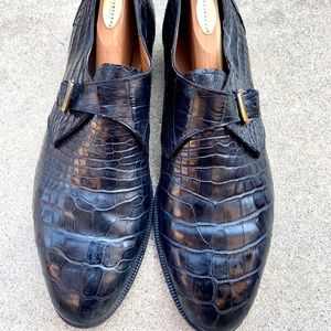 Davanzati alligator dress shoes